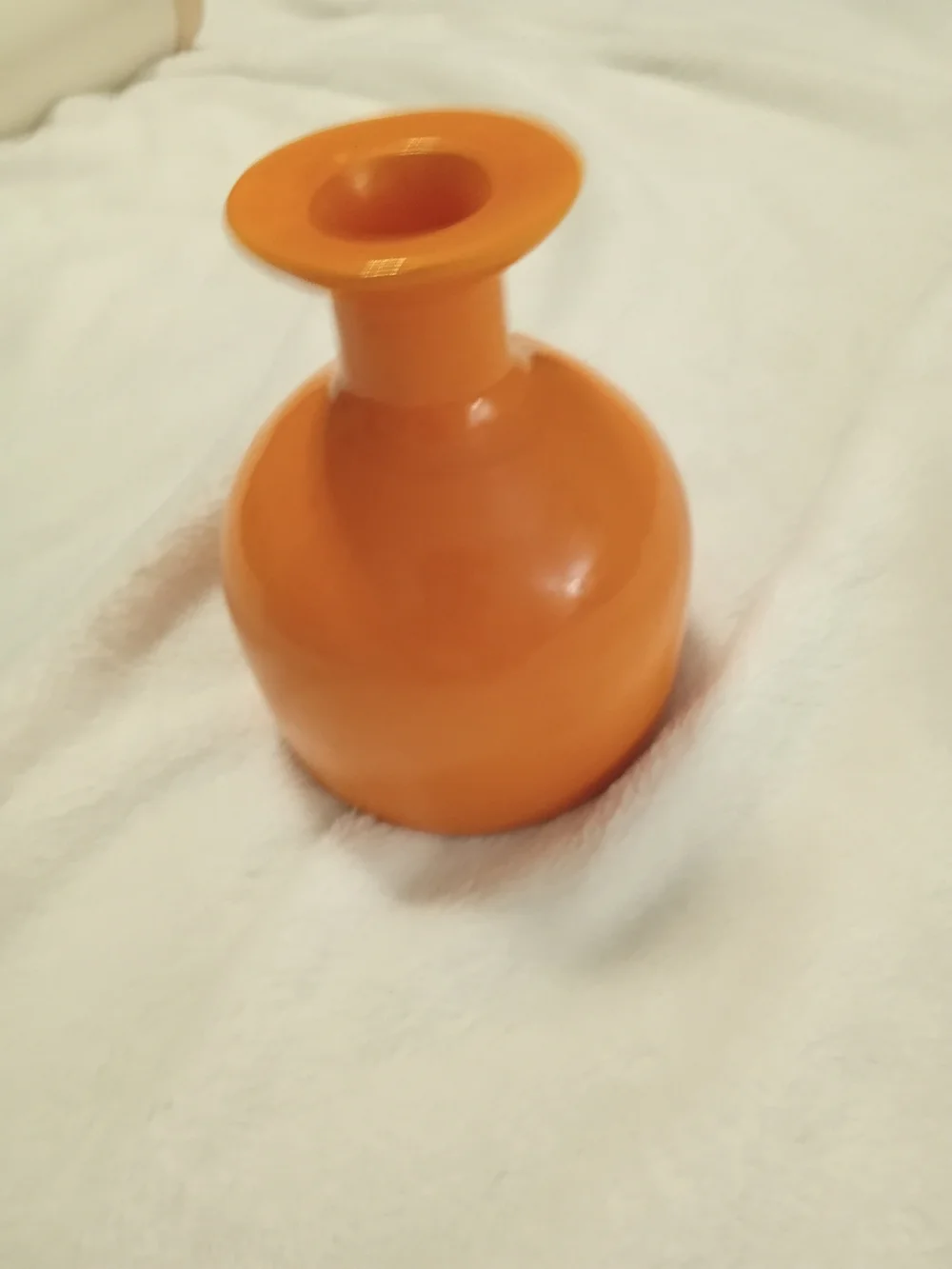 Orange Decorative Ceramic Vase - Home Accents